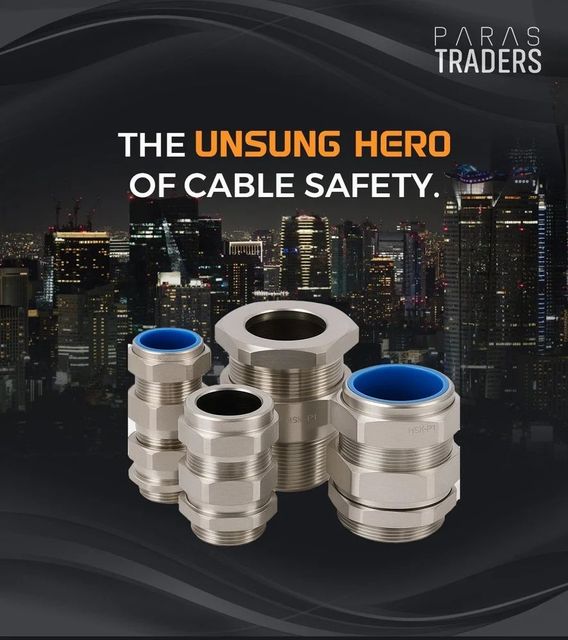 Brass Jainson Cable Gland, IP33 Brand Paras Material Brass IP Rating ...