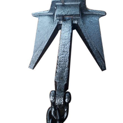 Paint Coated Cast Iron Pool N Marine Anchor Weight 100-150 Kg Technique Casting Material Cast Iron Hardness 40 - 60 HRC Surface Finished Paint - Image 1