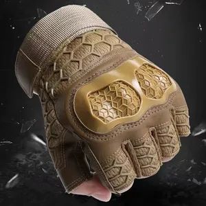 Premium Tactical Wear-Resistant Half-Finger Rock Climbing Durable Riding Gloves - Image 6