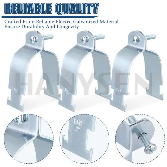 Steel EMT Rigid Conduit and Pipe Strut Clamps - Image 2