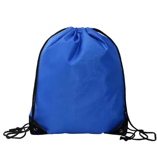 Custom Promotional Durable Drawstring Bag Waterproof Polyester Backpack for Gym and Sports - Image 3