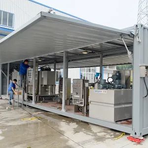 Urban Sewage Treatment Plant Truck Container Mobile Sludge Dewatering ...
