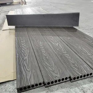 Water-Resistant Artificial WPC Composite Decking Waterproof Co-Extruded Solid Decking Wood - Image 2
