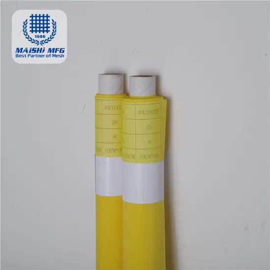Polyester Mesh Fabric Silk Screen Printing Mesh Model NO. 296 Elasticity Low Width 0.6m-3.6m Trademark MAISHI HS Code - Image 5