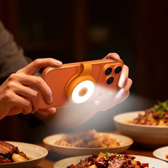 Magnetic Phone Fill Light, Portable Shooting Clip, Night Time LED Light - Image 3