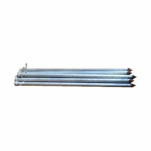 GI Earthing Pipe Usage Earthing Diameter 8.5 MM Length Approx 6 M Surface Finish Polished Material Galvanized Iron Application Home, - Image 1