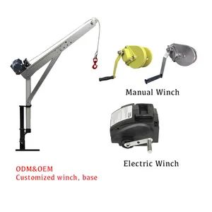 MCE400 Silver 400kg 2.36m 360° Folding Crane 2Arm 1Y CE ISO Origin China Type Folding Condition New Colour Silver Self Weight 40kg - Image 6