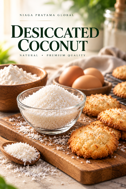 Desiccated Coconut Flakes for Food Processing & Bakery Industry Export Quality, From Indonesia – product photo 3, product detail gallery