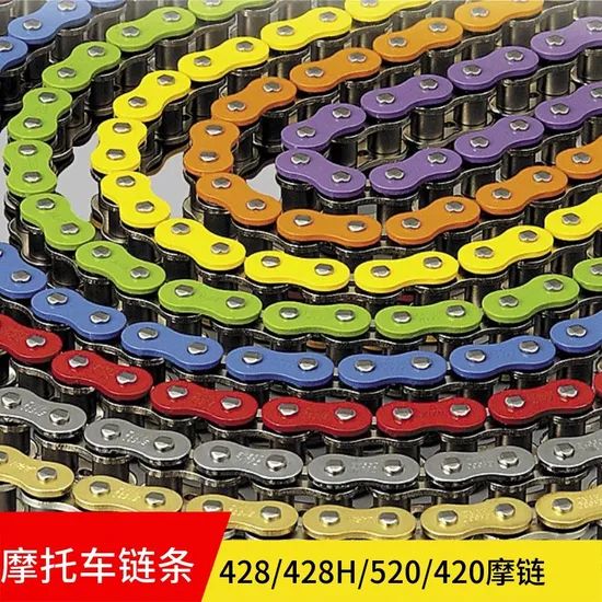 Customized Colorful Motorcycle Drive Chain Bike Chain - Image 2