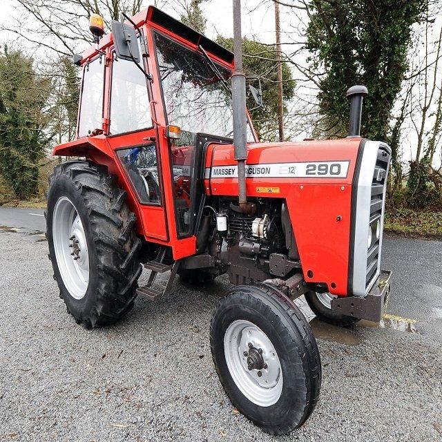 Excellent Condition Massey Ferguson 290 Wheel Tractor Enclosed Cab Agricultural Farm Tractor - Image 5