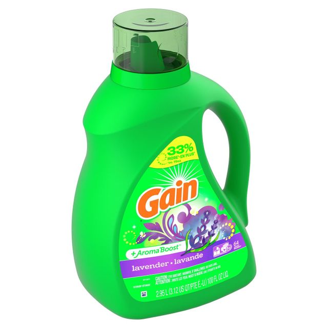 Gain Laundry Detergent Liquid Soap Plus Aroma Boost, Original Scent, He Compatible, 90 Loads Total, 65 Fl Oz - Image 4