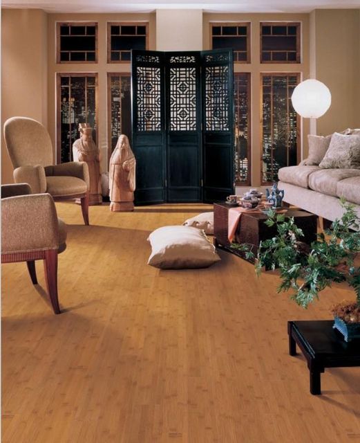 CE Certified Eco-friendly Indoor Bamboo Flooring Hot Sale 10mm/15mm/17mm Thick Carbonized Horizontal Waterproof Function - Image 4
