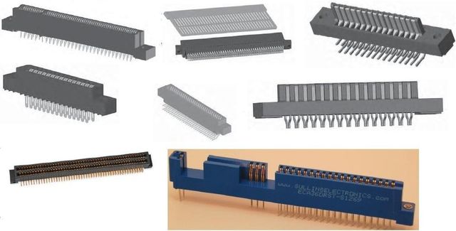 Sullins Card Edge Connectors Compliance Rohs Standard Mil Grade Application Aerospace And Telecom And Traffic Signal - Image 1