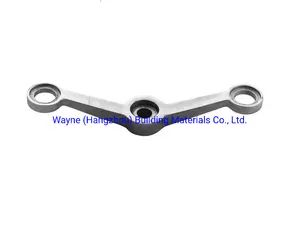 160mm Stainless Steel Glass Spider with 2 Arms 180° ; Glass Fitting Hardware, Point-Fixed Curtain Wall Hardware with High Quality and Best Price - Image 2