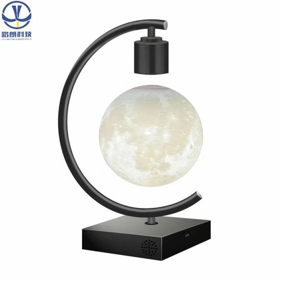 New Magnetic Levitating Moon Lamp Floating Levitation LED Light Bulb Table Lamps - Image 3