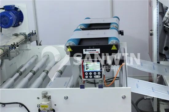Fully Automatic High Speed Two Line Garment Cover (Laundry Bag) , Garbage Bags, Vegetable Bags & Table Sheets-on-Roll Making Machine (With Core) - Image 5