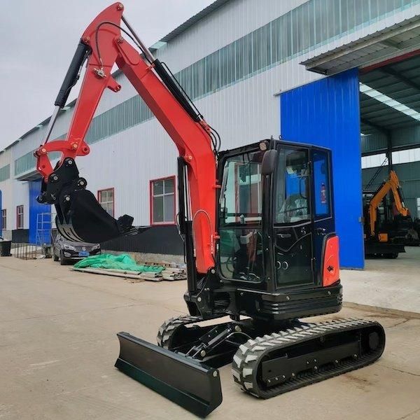 3.5ton mini excavator/1-use famous KUBOTA brand powerful engine, meet EURO5 and EPA4 emission standard. – product photo 4, product detail gallery