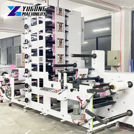 6-Color Flexographic Printing Machine for Label Self-Adhesive Paper - Image 3