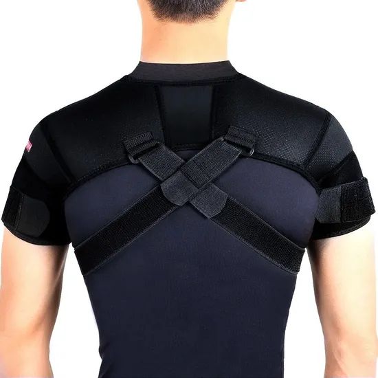 Customize Double Shoulder Support Brace Strap Wrap Neoprene Protector - Image 6