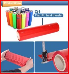 Signapex Heat Transfer PVC Vinyl Origin China HS Code 3919909090 Trademark SIGNAPEX Transfer Time 8-15s Thickness 100-130um - Image 1