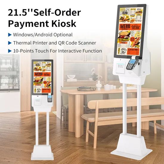 POS Payment Kiosk Restaurant Control Kiosk Bill Payment Machine Self-Service Payment Terminal Kiosk - Image 2