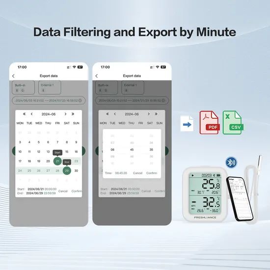 Bluetag Th30b/Th30r Real-Time Monitoring Data Logger Temperature Humidity Instruments Driven for Cold Chain Logistics Solutions - Image 2