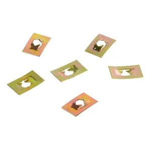 Spring Steel Rectangular Push Nut Flat Speed Nut for Tapping Screws - Image 3