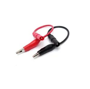 Banana 4mm Plug to 10mm Open Alligator Clamp Test Wire Connection Wires 19A 1000V Test Lead Wire Cable Harness - Image 6