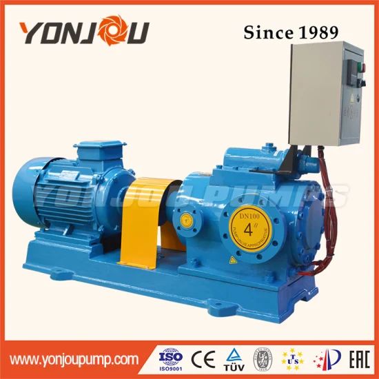 Lq3g High Viscosity Heating Jacket Electric Emulsion Bitumen Asphalt Three Screw Pump - Image 6