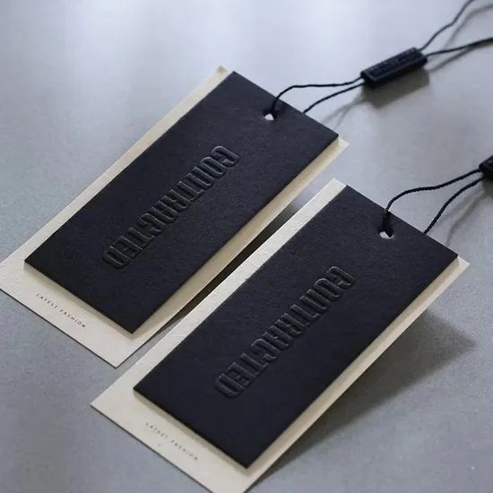 Customized Printed Logo Recycled Paper Hang Tag Type Hang Origin China Pattern Printed HS Code 482100000 Trademark hang - Image 5