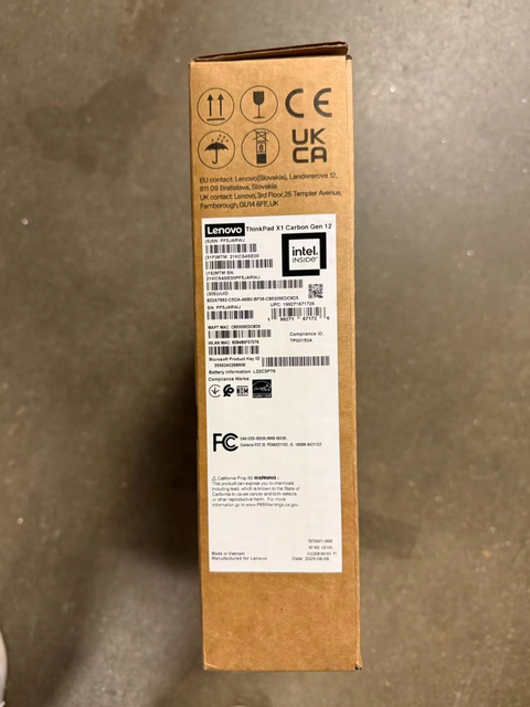 NEW Lenovo Thinkpad X1 Carbon Gen 12 14" Ultra 7 155U IR Win11P 32GB RAM 2TB SSD - Image 2