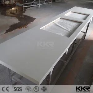 Artificial Stone Worktop Vanity Top Trademark KKR Colors 100 Colors Design Customized HS Code 6810999000 Size up to - Image 4