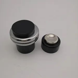 Silver Finish Aluminum Door Stopper Finish SN Trademark HM Origin China Material Zinc Type Door Stop Control Manual Model NO. - Image 3