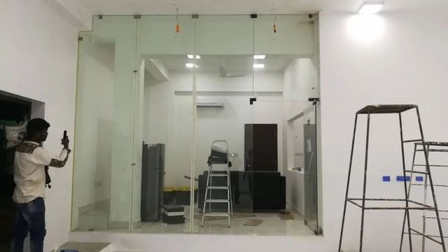 Office Dividers Material Steel Size customizable Color customizable Panel Thickness 1.5 mm Strength High Strength Door Provision With - Image 2