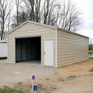 Custom Low-Cost Prefabricated Steel Structure Warehouse Building Prefab Garages Building Kits - Image 4