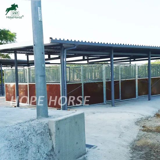 Cheap Portable Outdoor Racing Stall Products Equestrian Fronts Horse Stable Equipment - Image 4