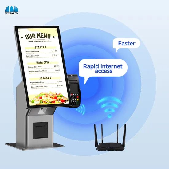 Chestnuter 21.5 Inch Touchscreen Fast Food Menu Self-Service Ordering ...