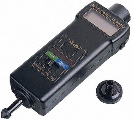 Non-Contact Tachometers Size 215 X 67 X 38 Mm Accuracy Precision 0.05% Accuracy Range 10 To 50,000 Rpm Contact Tachometer Range 0.5 To 19,999 - Image 1
