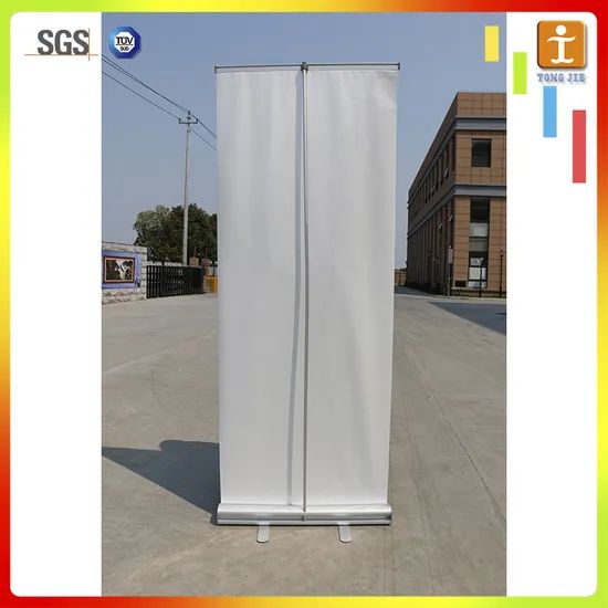 Economical Roll up Display Banner Stand Trademark OEM Type Wide Base Origin Shanghai HS Code 7601109000 Price Factory - Image 5