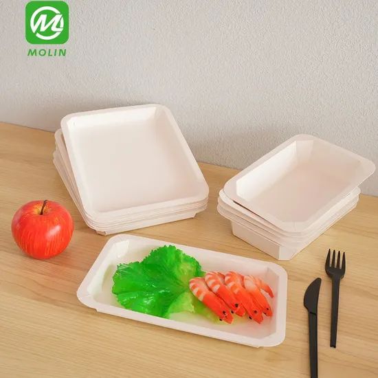 Biodegradable Recycled Food Grade Takeout to Go Paper Meat Fish Tray for Foods Packaging Containers - Image 6
