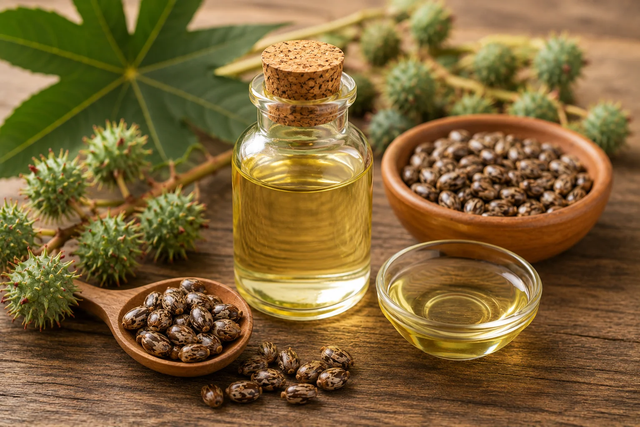 High Quality Pure Castor Oil for Hair Growth Anti Hair Fall Treatment & Skin Repair Cold Pressed Carrier Oil - Image 5