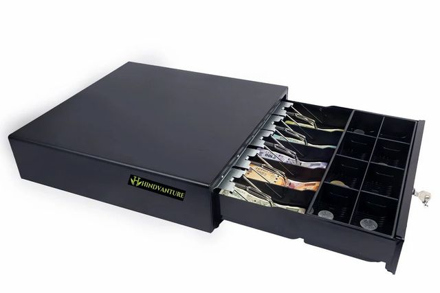 Cash Drawer machine - Delhi Material Alloy Steel Color Black And White Brand Hindvantureindia Special Feature Durable Control Type Key - Image 4