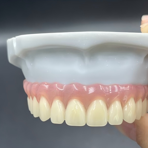 Custom Dental Implant Bridge Zirconia Crowns Screwed Retained Full Arch Cheapest Lab China - Image 4