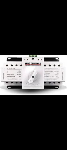 HPL 3 Pole Automatic Transfer Switch, Three Phase Brand HPL Color WHITE Features YES Connection YES Phase Three Phase Rated Current(A) 125 - Image 1