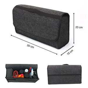 Car Trunk Organizer Felt Cloth Collapsible Trunk Tools Box Color Black Origin China Material Felt Trademark None Sales Manager - Image 5