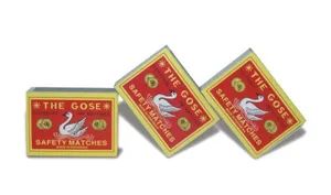 Safety Matches (GD-H107) HS Code 36050000 Model NO. GD-H107 Payment Terms: T/T Min. Order: 1,000 ctns Color of Match Head Brown - Image 1