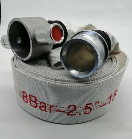 Water Flow Pipe 50mm 1 Inch Fire Hose Color White Origin China Diameter 1 Inch HS Code 59090000 Sample Available Lining With - Image 5