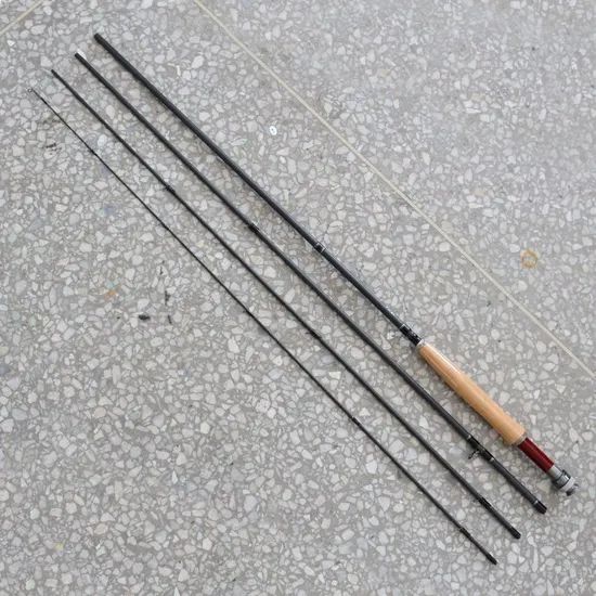 24ton Carbon Cork Handle Medium Action Fly Fishing Rods MOQ 200 OEM Yes Action M Section 4 Weight 3# Color Black Power - Image 6