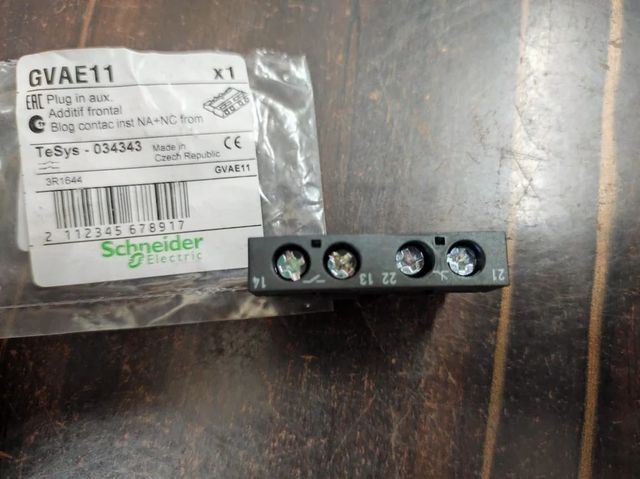 2.5A Motor Protection Circuit Breaker 0.50gram 5 Current Rating 2.5A Contact Type 1no + 1nc Brand Schneider GVAE11 Mounting Method Side - Image 7