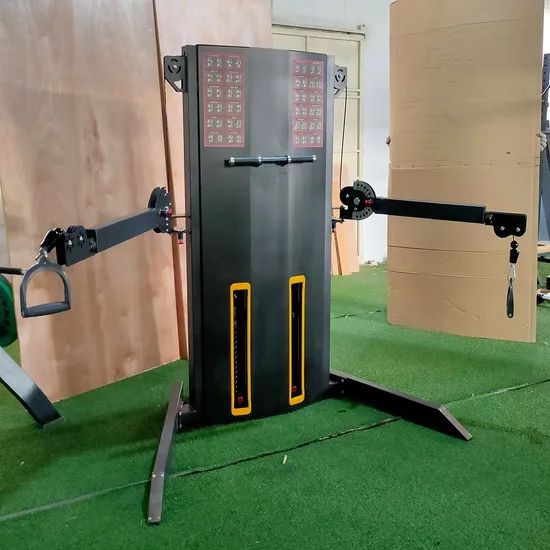 Strength Indoor Sports Fitness Equipment Exercise Equipment Dual Adjustable Cable Pulley Full - Image 3